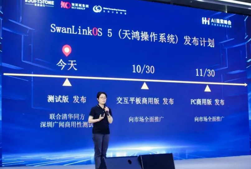 米兰milan动力子公司鸿湖万联重磅发布SwanLinkOS 5 擘画开源鸿蒙AI PC新篇章